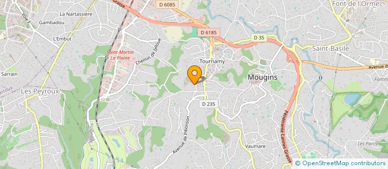 localisation de l'entreprise MONSIEUR JEAN-PIERRE ISAIA  MOUGINS