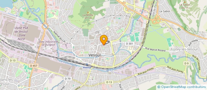 localisation de l'entreprise MONSIEUR JEAN-PIERRE ISON  COMBEAUFONTAINE