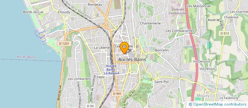 localisation de l'entreprise MONSIEUR JEAN-PIERRE JACQUET  AIX-LES-BAINS