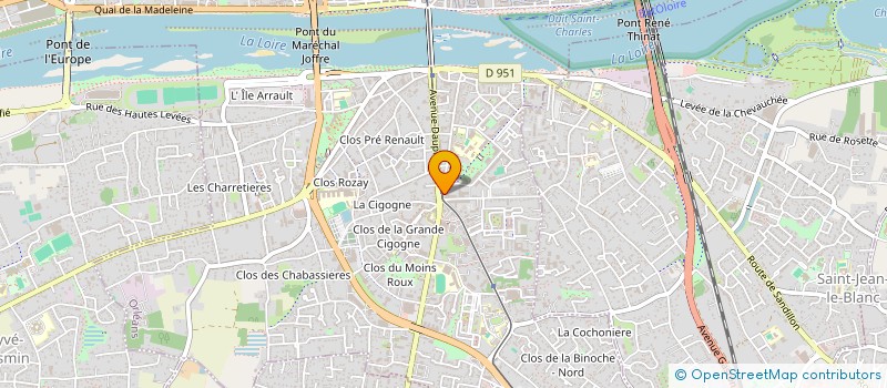localisation de l'entreprise MONSIEUR JEAN-PIERRE JAHIER à ORLEANS