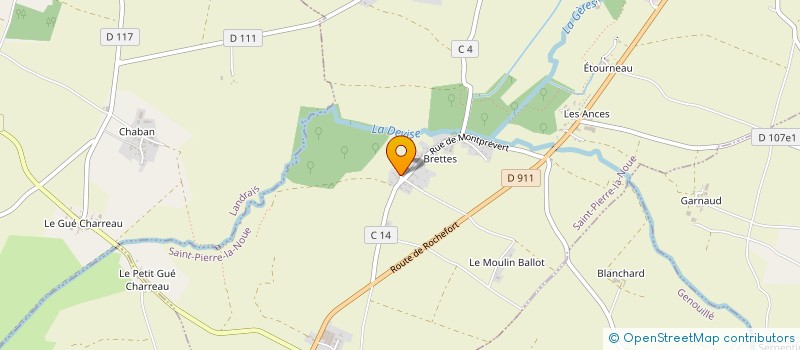 localisation de l'entreprise MONSIEUR JEAN-PIERRE JAMONEAU  SAINT-PIERRE-LA-NOUE