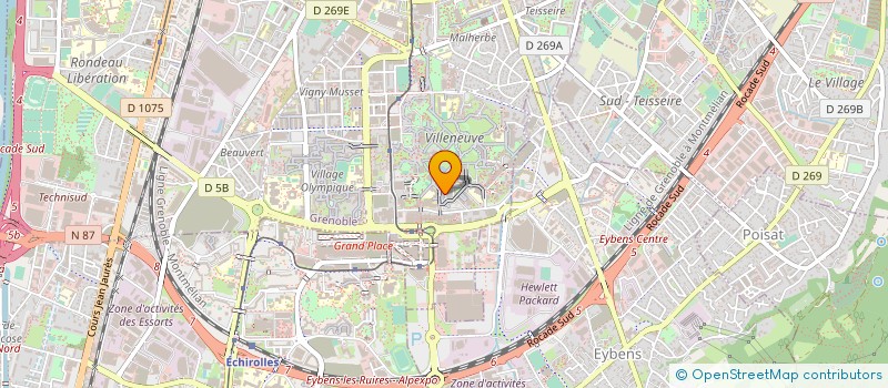 localisation de l'entreprise MONSIEUR JEAN-PIERRE JARRY à GRENOBLE