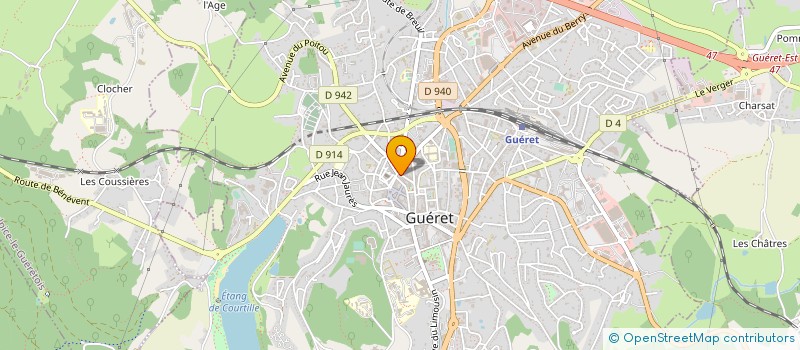 localisation de l'entreprise MONSIEUR JEAN-PIERRE JOFFRES à GUERET