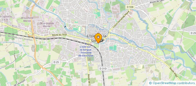 localisation de l'entreprise MONSIEUR JEAN PIERRE JOLY  L'ISLE-SUR-LA-SORGUE