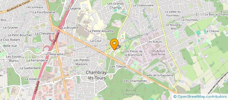 localisation de l'entreprise MONSIEUR JEAN-PIERRE JOSEPH-MATHIEU  CHAMBRAY-LES-TOURS