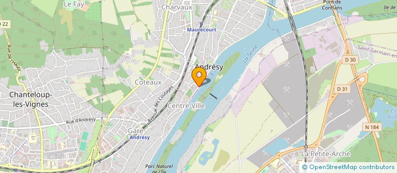 localisation de l'entreprise MONSIEUR JEAN-PIERRE JOUADE à ANDRESY