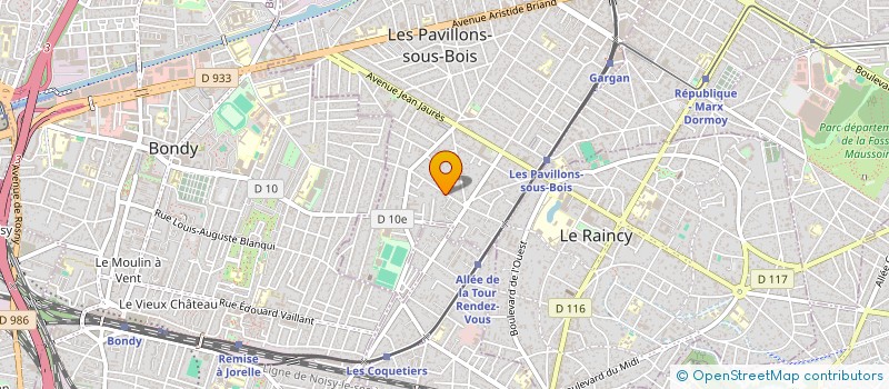 localisation de l'entreprise MONSIEUR JEAN-PIERRE KHOURI  LES PAVILLONS SOUS BOIS