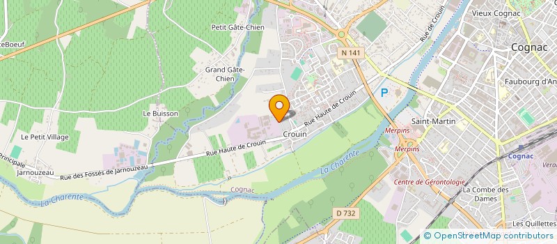 localisation de l'entreprise MONSIEUR JEAN PIERRE KLATOVSKY à COGNAC