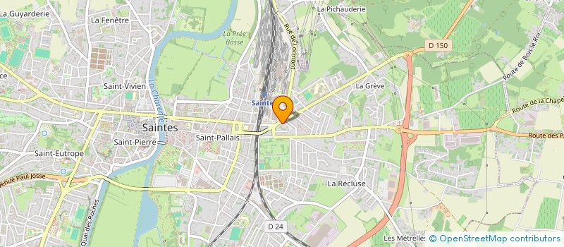 localisation de l'entreprise MONSIEUR JEAN-PIERRE KOBEN  SAINTES