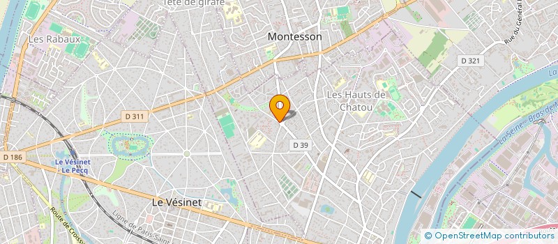 localisation de l'entreprise MONSIEUR JEAN-PIERRE KUMPESA DIAMPASI  CHATOU