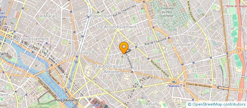 localisation de l'entreprise MONSIEUR JEAN-PIERRE LA HAUSSE DE LALOUVIERE  PARIS