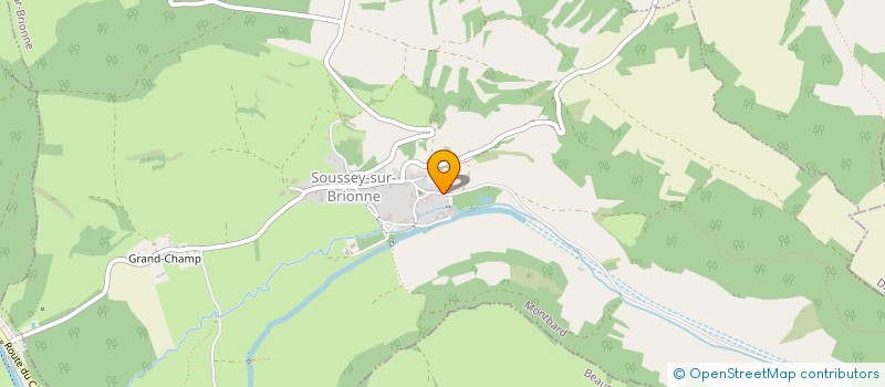 localisation de l'entreprise MONSIEUR JEAN PIERRE LABERGE  SOUSSEY-SUR-BRIONNE