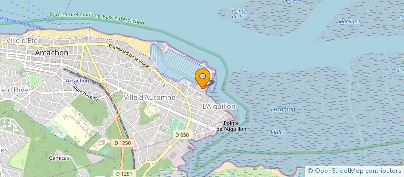 localisation de l'entreprise MONSIEUR JEAN-PIERRE LABOUDIGUE à ARCACHON