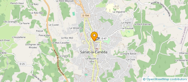 localisation de l'entreprise MONSIEUR JEAN-PIERRE LACHAIZE  SARLAT-LA-CANEDA