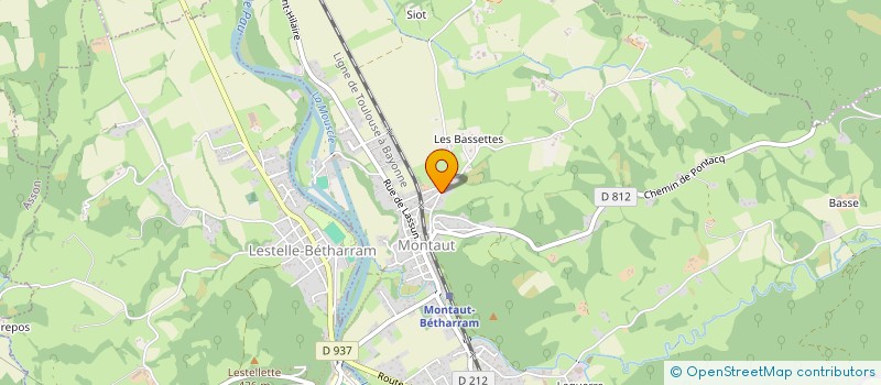 localisation de l'entreprise MONSIEUR JEAN-PIERRE LAGOIN à MONTAUT