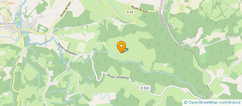 localisation de l'entreprise MONSIEUR JEAN PIERRE LAGREULA  LASSEUBE