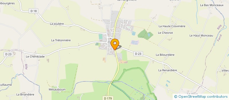 localisation de l'entreprise MONSIEUR JEAN-PIERRE LAGREVE  ROMAGNE