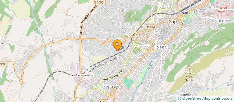 localisation de l'entreprise MONSIEUR JEAN-PIERRE LAIGNIER  GAP