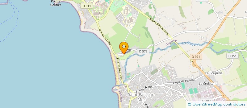 localisation de l'entreprise MONSIEUR JEAN PIERRE LALAGUE  GRANVILLE