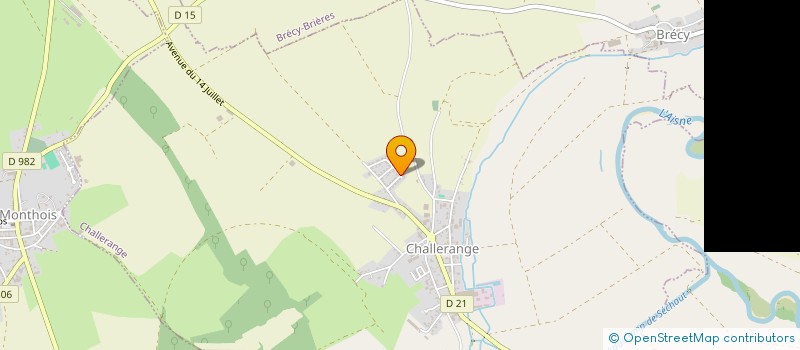 localisation de l'entreprise MONSIEUR JEAN-PIERRE LAMBERT  CHALLERANGE