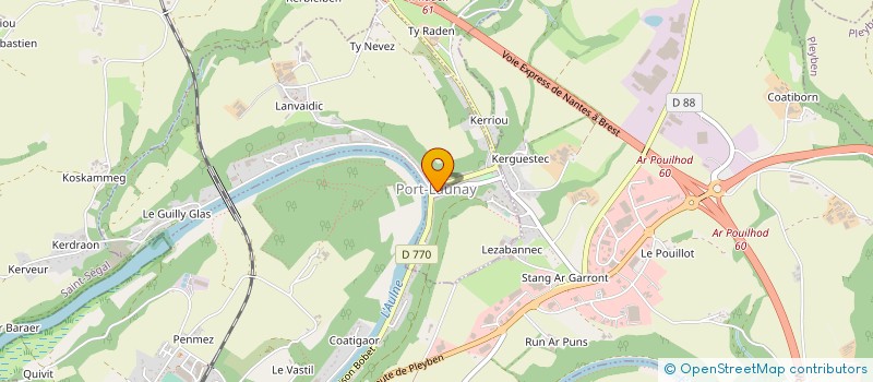 localisation de l'entreprise MONSIEUR JEAN PIERRE LANDOAIRE  GUIPAVAS