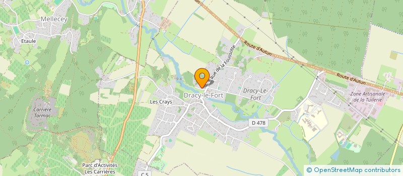 localisation de l'entreprise MONSIEUR JEAN-PIERRE LANNEAU  DRACY-LE-FORT
