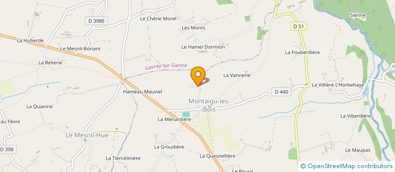 localisation de l'entreprise MONSIEUR JEAN-PIERRE LANNIER  MONTAIGU-LES-BOIS