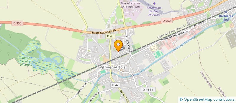 localisation de l'entreprise MONSIEUR JEAN-PIERRE LANSIAU  VITRY-EN-ARTOIS