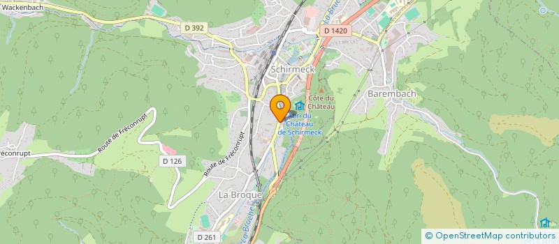 localisation de l'entreprise MONSIEUR JEAN-PIERRE LAPEYRADE  LA BROQUE