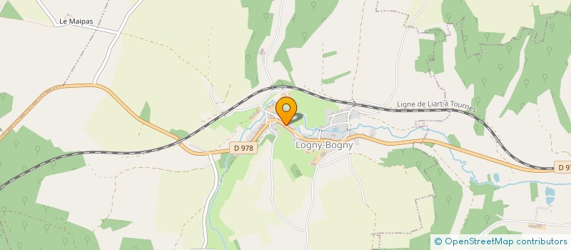localisation de l'entreprise MONSIEUR JEAN-PIERRE LAPORTE  LOGNY-BOGNY