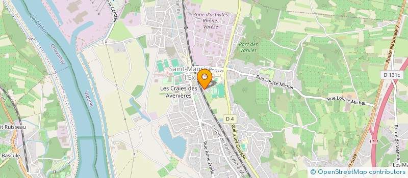 localisation de l'entreprise MONSIEUR JEAN PIERRE LAROCHE  SAINT-MAURICE-L'EXIL