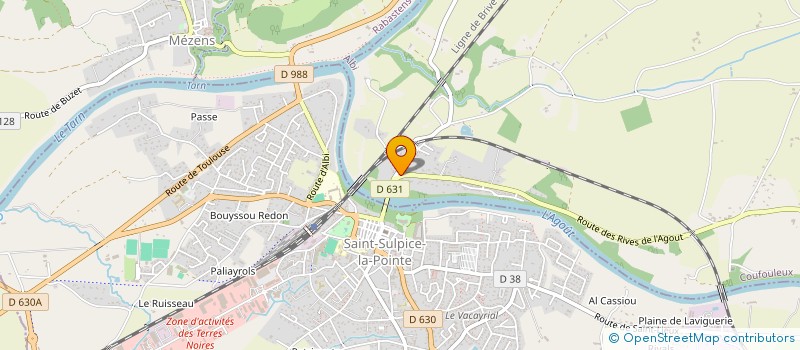 localisation de l'entreprise MONSIEUR JEAN-PIERRE LARRENIE  COUFOULEUX