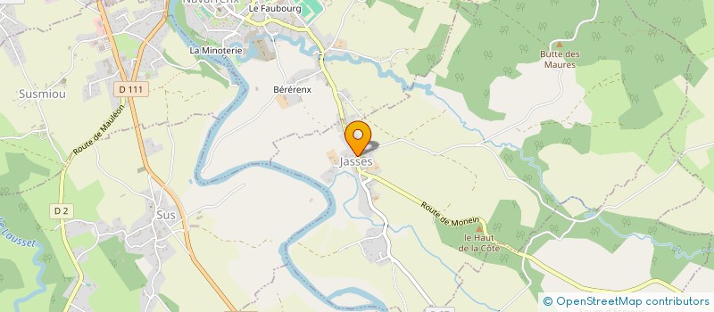 localisation de l'entreprise MONSIEUR JEAN-PIERRE LARTIGUE  JASSES