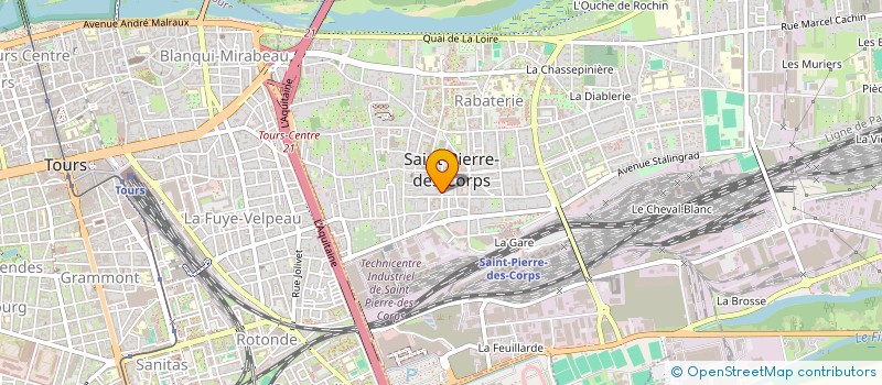 localisation de l'entreprise MONSIEUR JEAN-PIERRE LASCAUX  SAINT-PIERRE-DES-CORPS