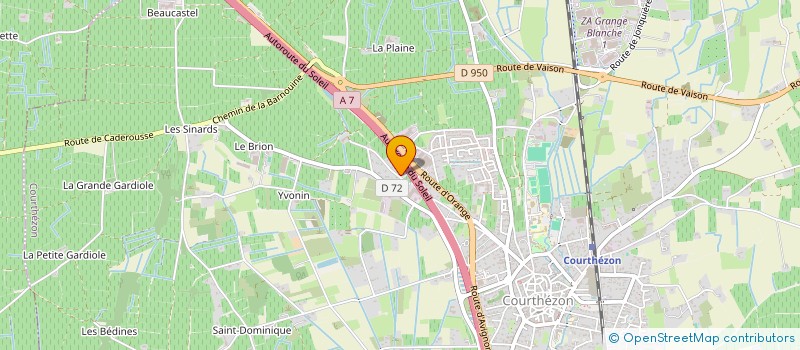 localisation de l'entreprise MONSIEUR JEAN-PIERRE LASCOMBE  COURTHEZON