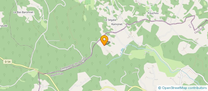 localisation de l'entreprise MONSIEUR JEAN-PIERRE LASCOUX  MARMINIAC