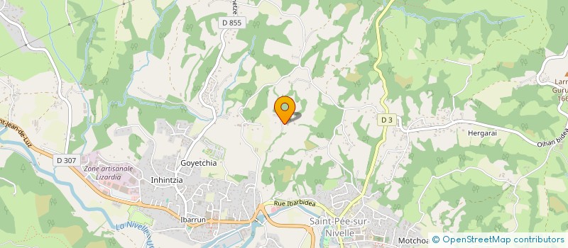 localisation de l'entreprise MONSIEUR JEAN PIERRE LASSARTE  SAINT-PEE-SUR-NIVELLE