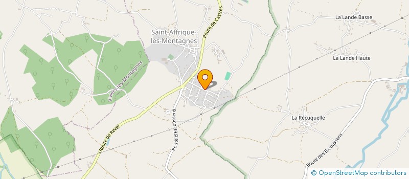 localisation de l'entreprise MONSIEUR JEAN PIERRE LAU à SAINT-AFFRIQUE-LES-MONTAGNES