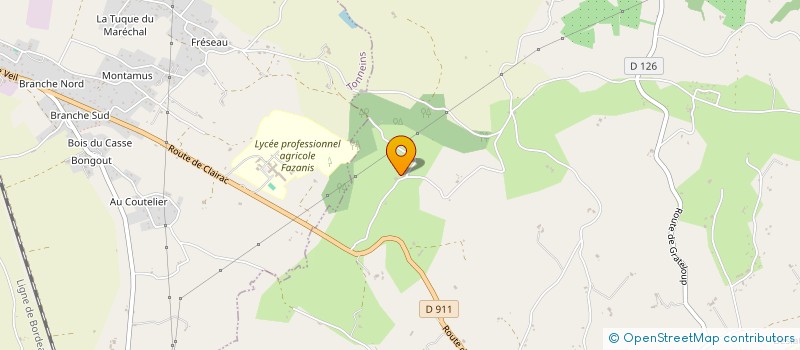 localisation de l'entreprise MONSIEUR JEAN-PIERRE LAUMET  CLAIRAC