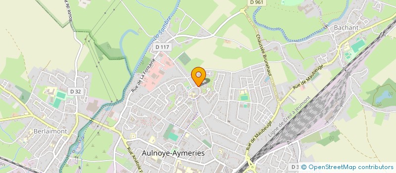 localisation de l'entreprise MONSIEUR JEAN-PIERRE LAURENT  AULNOYE-AYMERIES