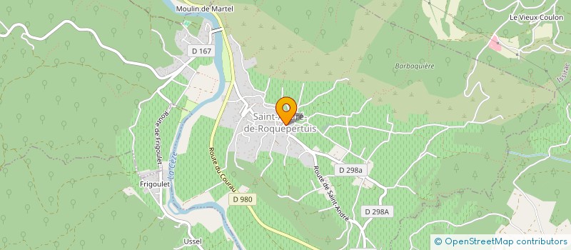 localisation de l'entreprise MONSIEUR JEAN-PIERRE LAURET  SAINT-ANDRE-DE-ROQUEPERTUIS