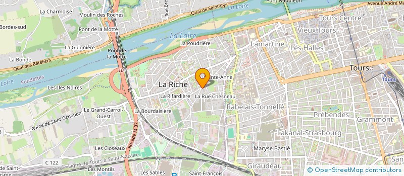 localisation de l'entreprise MONSIEUR JEAN-PIERRE LAURILLOT  LA RICHE