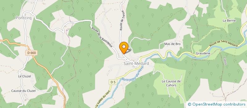 localisation de l'entreprise MONSIEUR JEAN PIERRE LAUTERIE à SAINT-MEDARD