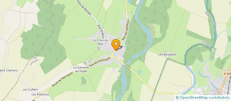 localisation de l'entreprise MONSIEUR JEAN PIERRE LAVIALLE  CHARNAT