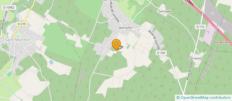 localisation de l'entreprise MONSIEUR JEAN-PIERRE LD  CABANAC-ET-VILLAGRAINS