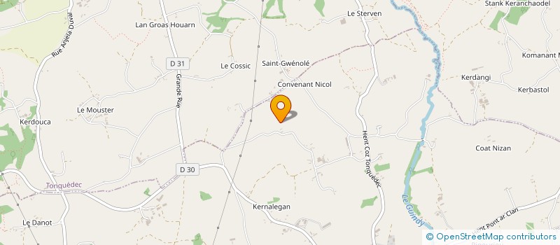 localisation de l'entreprise MONSIEUR JEAN-PIERRE LE CARLUER  BEGARD