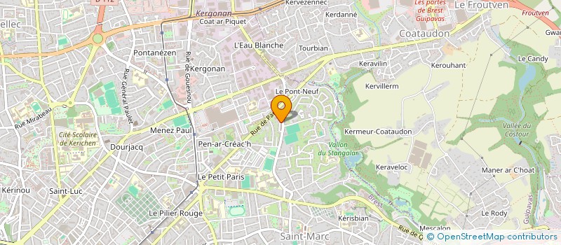 localisation de l'entreprise MONSIEUR JEAN-PIERRE LE COZ à BREST