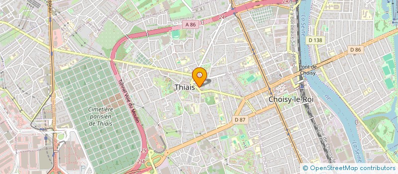 localisation de l'entreprise MONSIEUR JEAN-PIERRE LE GUILLERMIC  THIAIS