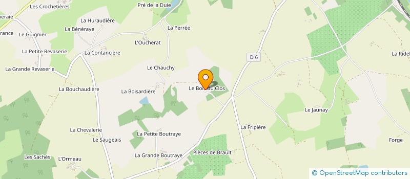 localisation de l'entreprise MONSIEUR JEAN-PIERRE LE MARCHAND  SAINT-PATERNE-RACAN