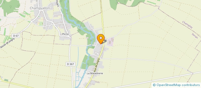 localisation de l'entreprise MONSIEUR JEAN PIERRE LEAU  SENAN